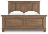 Feddinger Medium Brown King Panel Bed, Dresser, Mirror, Chest and 2 Nightstands