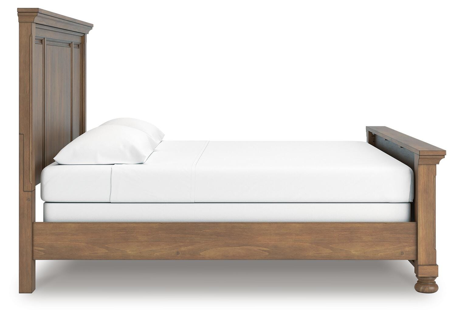Feddinger Medium Brown King Panel Bed, Dresser, Mirror, Chest and 2 Nightstands