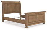 Vandenmore Medium Brown Queen Sleigh Bed (Online Special Price)