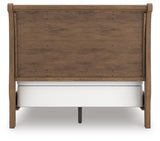 Vandenmore Medium Brown Queen Sleigh Bed