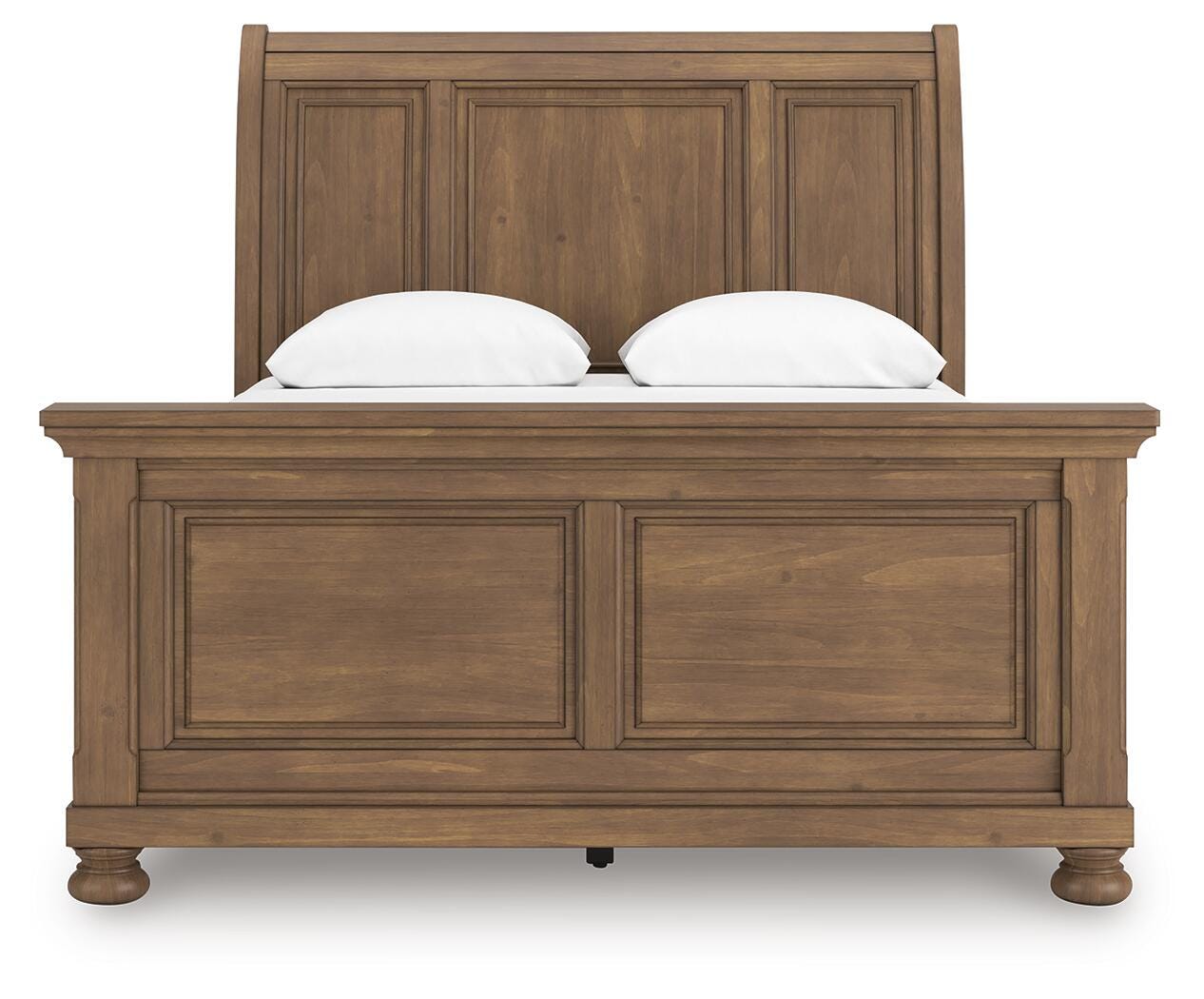 Vandenmore Medium Brown Queen Sleigh Bed