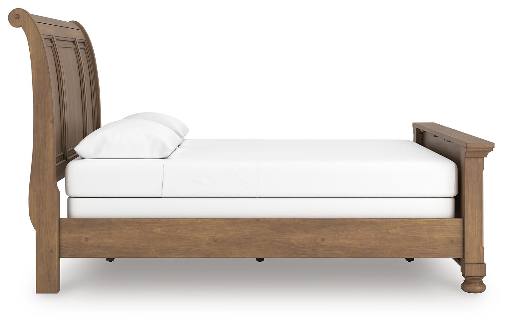 Vandenmore Medium Brown Queen Sleigh Bed