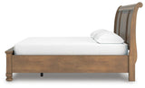 Vandenmore Medium Brown California King Storage Sleigh Bed (Online Special Price)