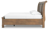 Vandenmore Medium Brown King Storage Sleigh Bed