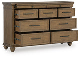 Waynely Medium Brown Dresser