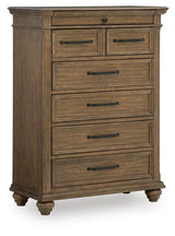 Waynely Medium Brown Chest of Drawers