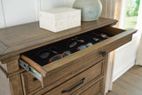 Waynely Medium Brown Chest of Drawers