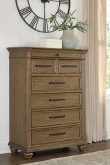 Waynely Medium Brown Chest of Drawers (Online Special Price)