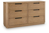 Pamaria Light Brown Dresser