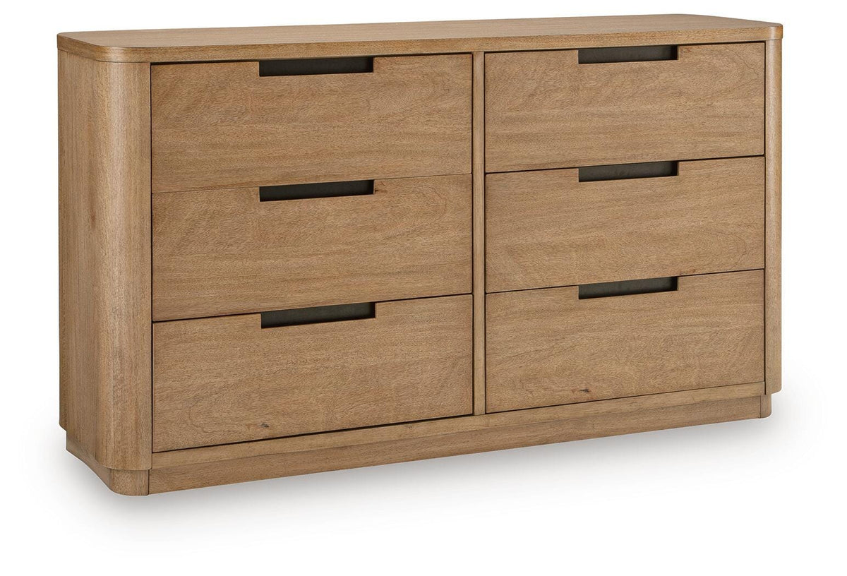 Pamaria Light Brown Dresser