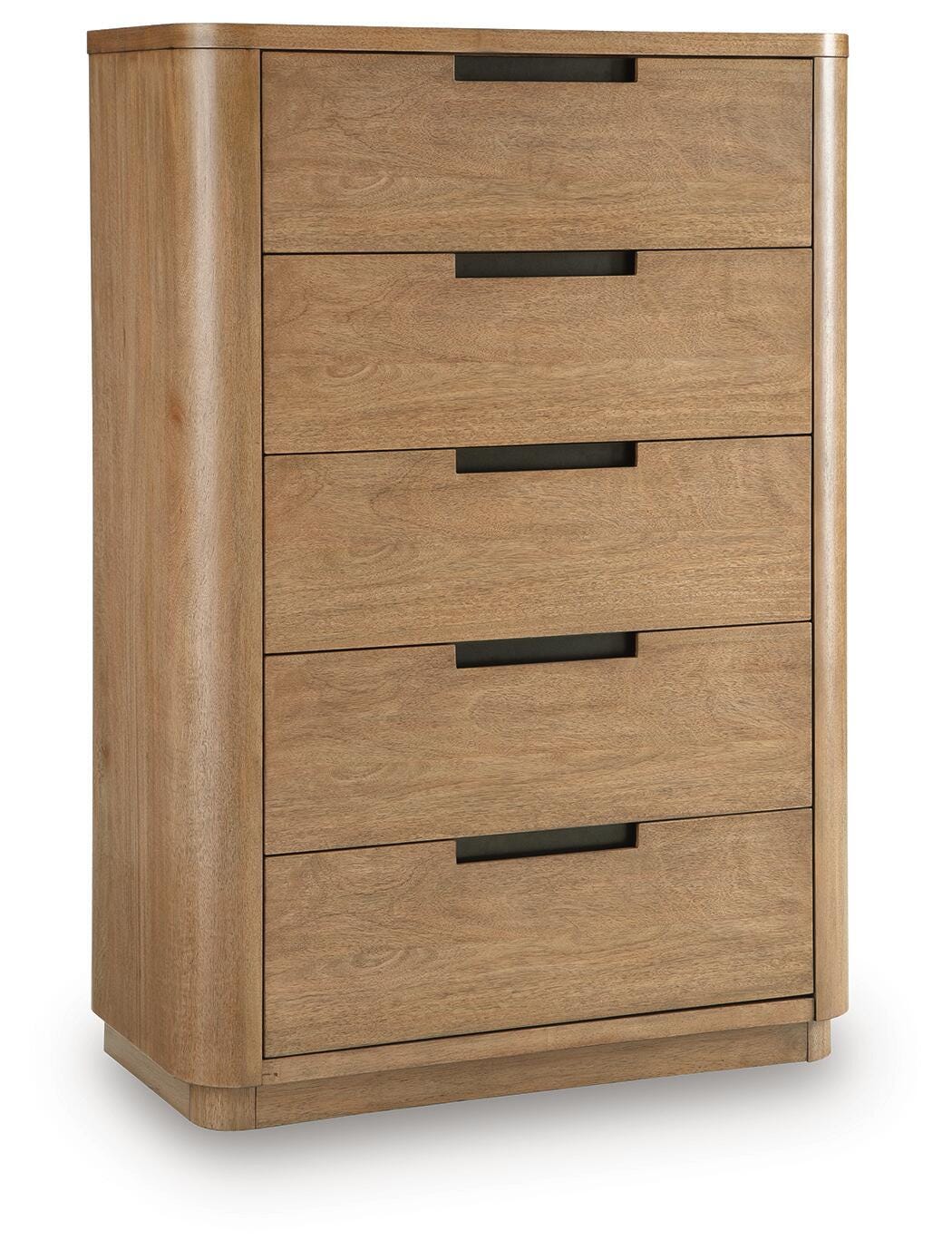 Pamaria Light Brown Chest of Drawers