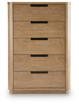 Pamaria Light Brown Chest of Drawers