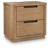 Pamaria Light Brown Nightstand
