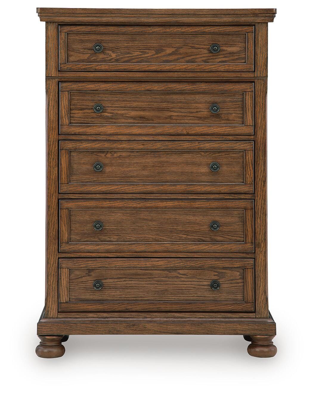 Zackaryn Warm Brown Chest of Drawers