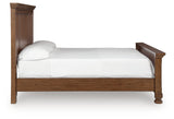 Zackaryn Warm Brown Queen Panel Bed