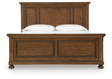 Zackaryn Warm Brown California King Panel Bed