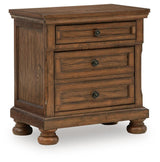 Zackaryn Warm Brown Nightstand