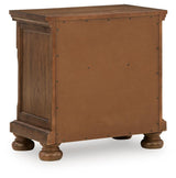Zackaryn Warm Brown Nightstand
