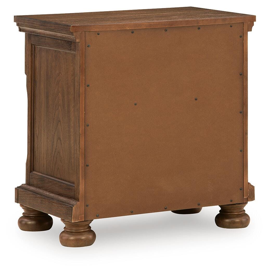 Zackaryn Warm Brown Nightstand