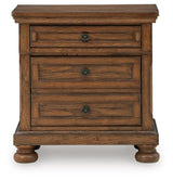 Zackaryn Warm Brown Nightstand
