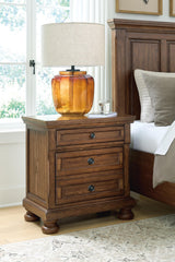 Zackaryn Warm Brown Nightstand
