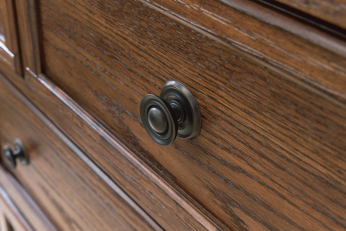 Zackaryn Warm Brown Chest of Drawers
