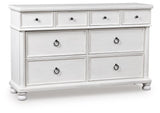 Chadworth Antique White Dresser (Online Special Price)