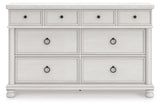 Chadworth Antique White Dresser