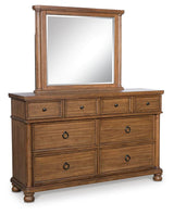 Chadworth Brown Dresser and Mirror