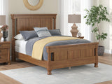 Chadworth Brown Queen Poster Bed (Online Special Price)