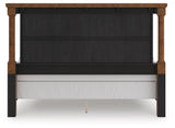 Chadworth Brown California King Poster Bed