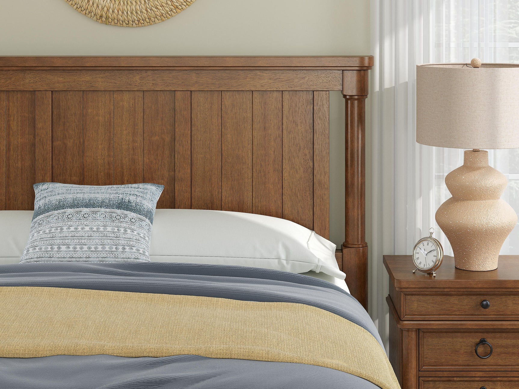 Chadworth Brown California King Poster Bed (Online Special Price)