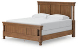 Rowlenstown Brown King Poster Bed, Dresser and 2 Nightstands (Online Special Price)