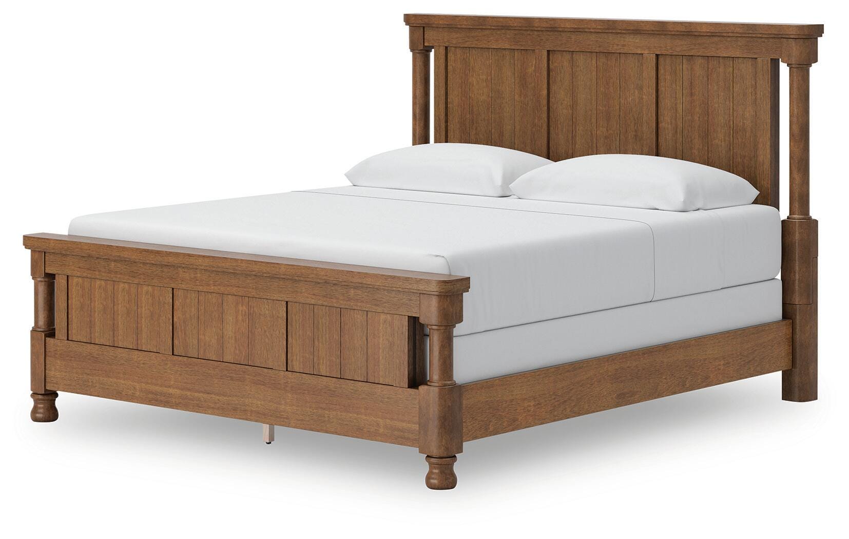 Rowlenstown Brown King Poster Bed, Dresser and 2 Nightstands (Online Special Price)