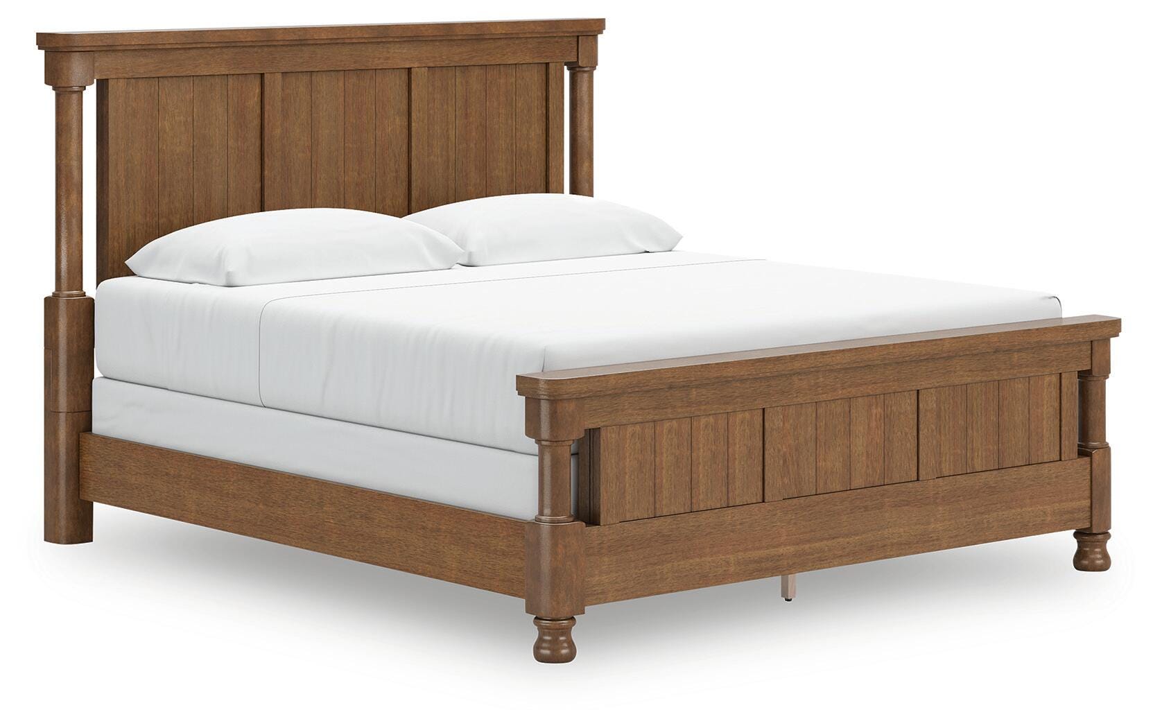 Rowlenstown Brown King Poster Bed, Dresser and 2 Nightstands (Online Special Price)