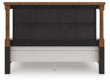 Chadworth Brown King Poster Bed