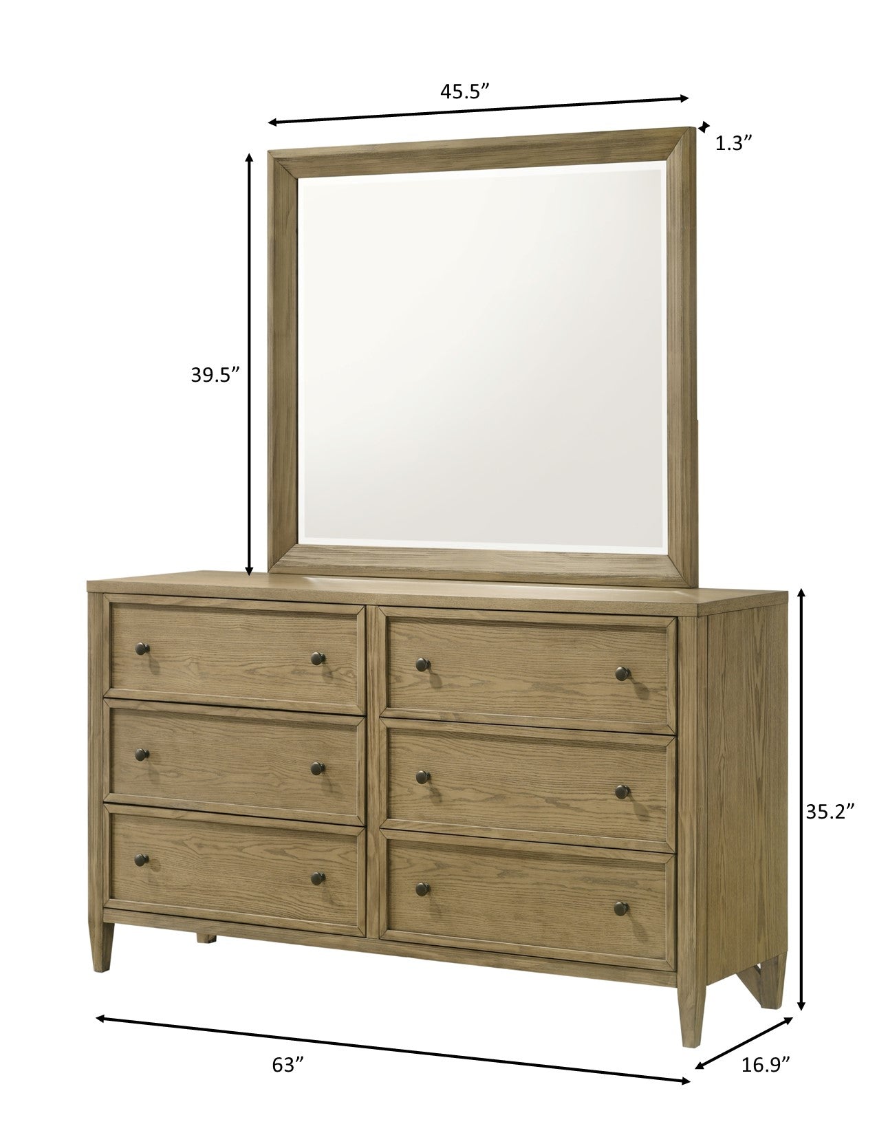 Sienna Natural Dresser