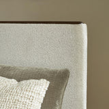 Radkin Burnished Brown King Upholstered Panel Bed