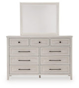Darbonton Dove White Dresser and Mirror (Online Special Price)