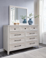 Darbonton Dove White Dresser and Mirror (Online Special Price)