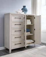 Darbonton Dove White Door Chest