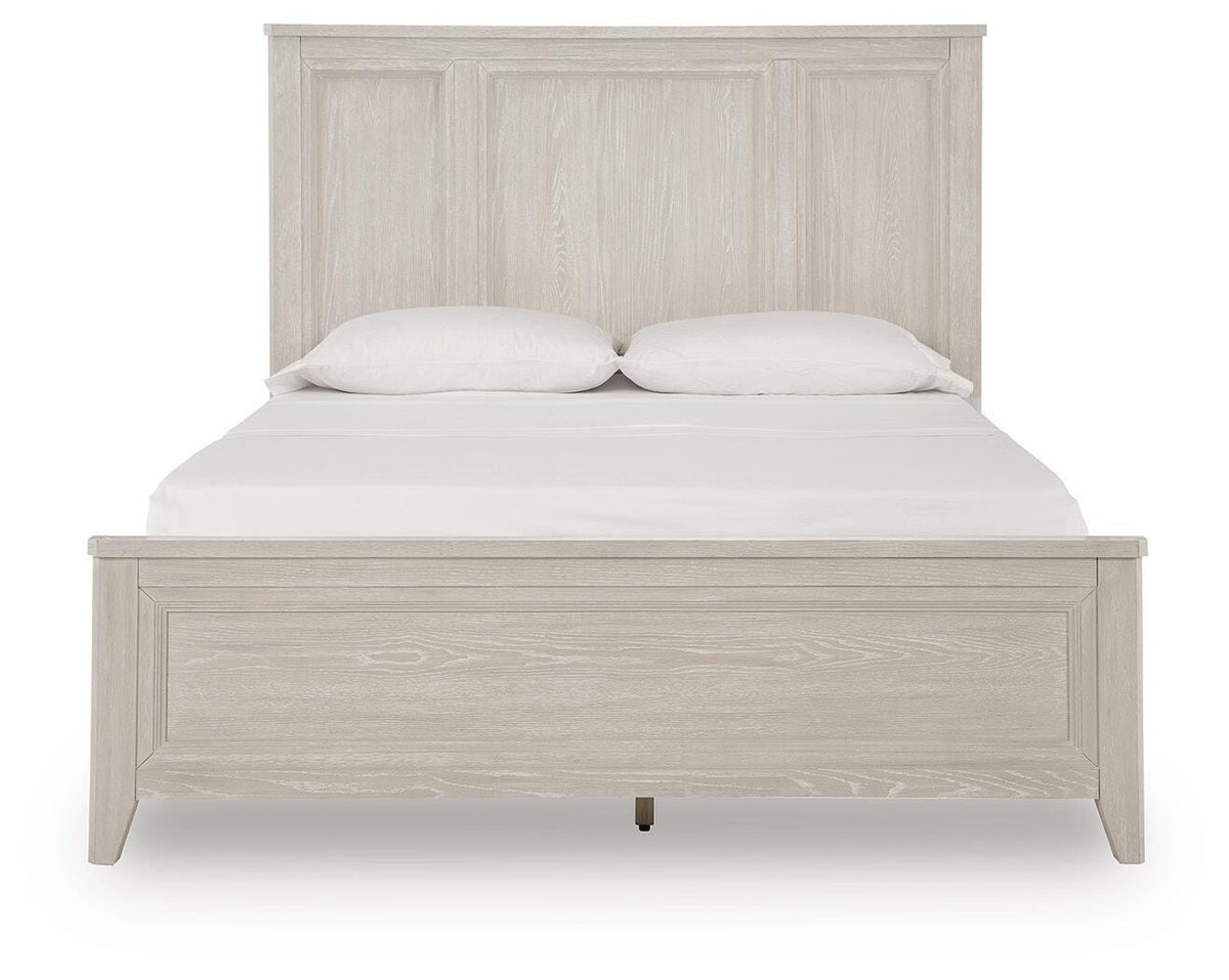 Darbonton Dove White Queen Panel Storage Bed