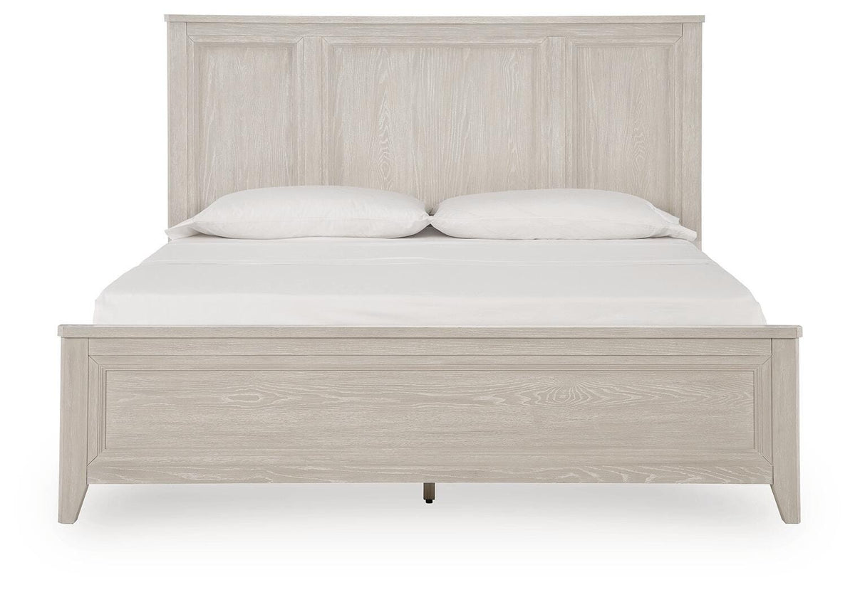 Darbonton Dove White King Panel Storage Bed