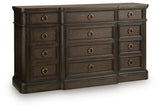 Wickenger Dark Brown Dresser