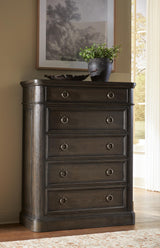 Wickenger Dark Brown Chest of Drawers