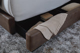 Lavernty Coffee King Upholstered Storage Bed (Online Special Price)