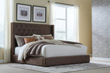 Lavernty Coffee King Upholstered Storage Bed (Online Special Price)