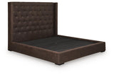 Lavernty Coffee King Upholstered Storage Bed (Online Special Price)