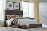 Lavernty Coffee King Upholstered Storage Bed (Online Special Price)