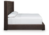 Lavernty Coffee King Upholstered Storage Bed (Online Special Price)